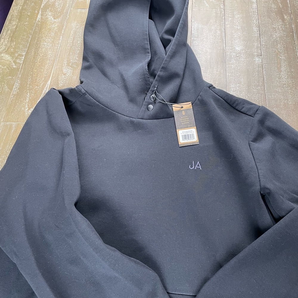 NOBULL Men’s Hoodie Black Size Medium | French Terry Training Pullover